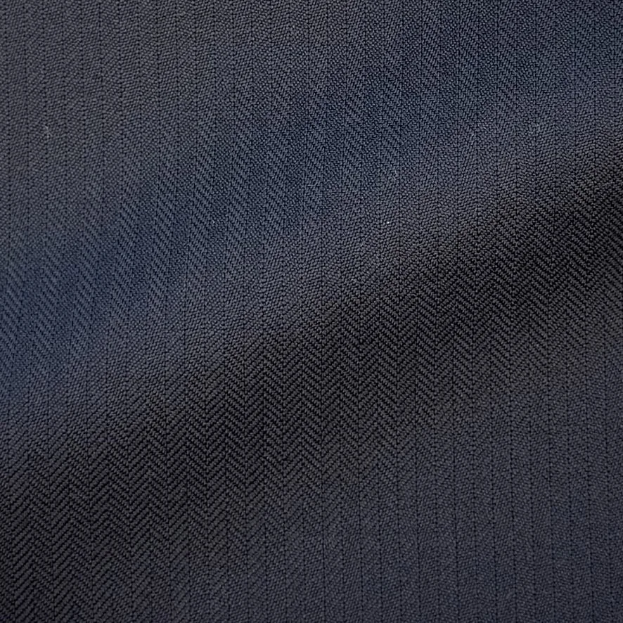 Navy Herringbone Stripe