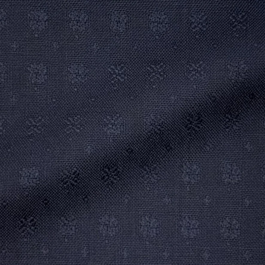 Navy Jacquard