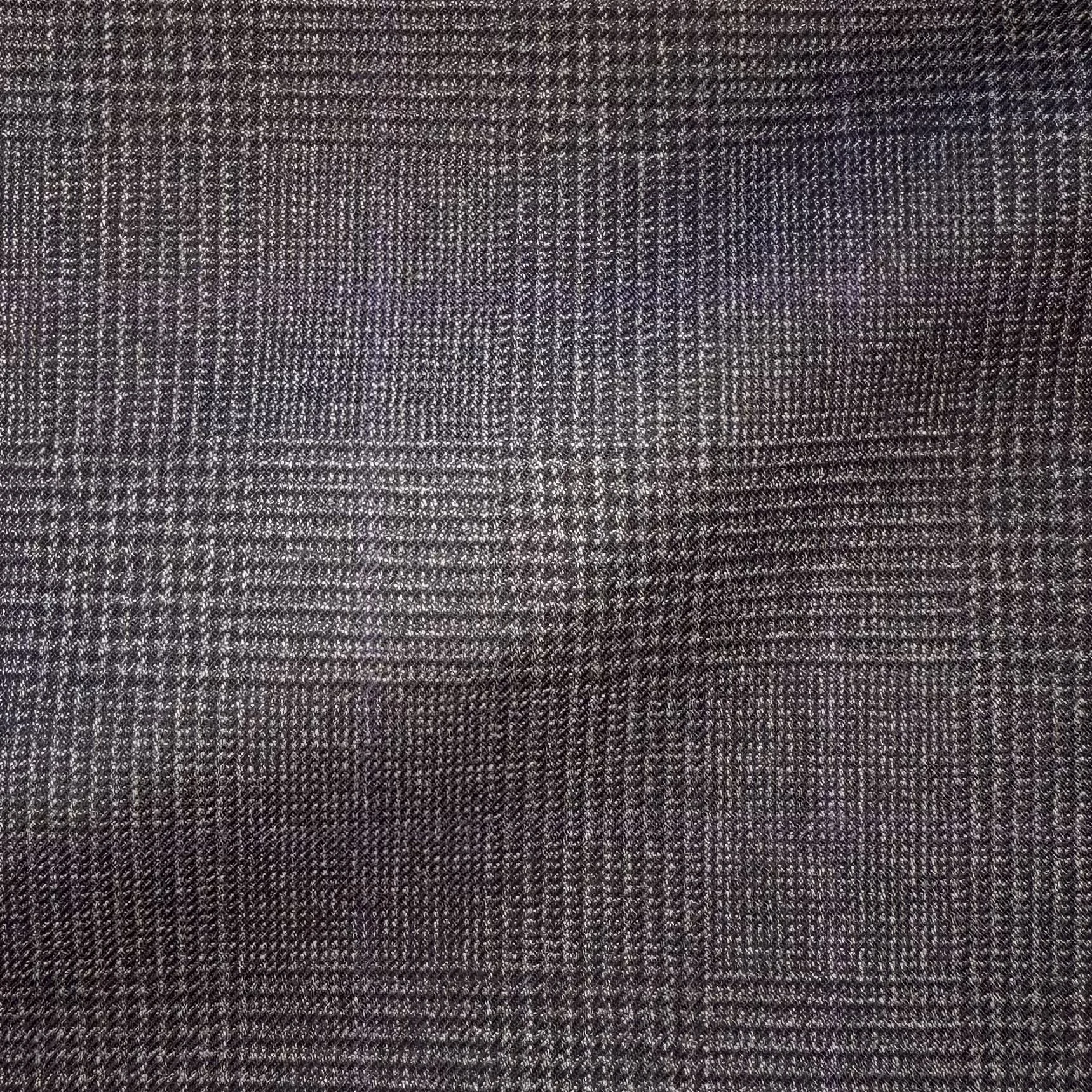 Charcoal Glen Check w/ Purple Windowpane