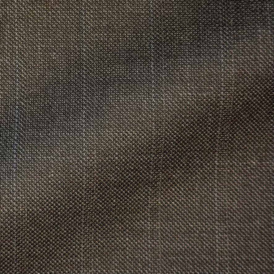 Brown w/ Blue Complex Pinstripe