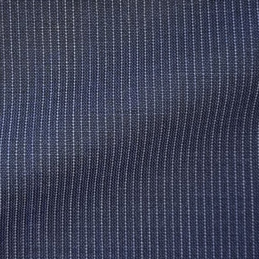 Navy Micro-Spaced Pinstripe
