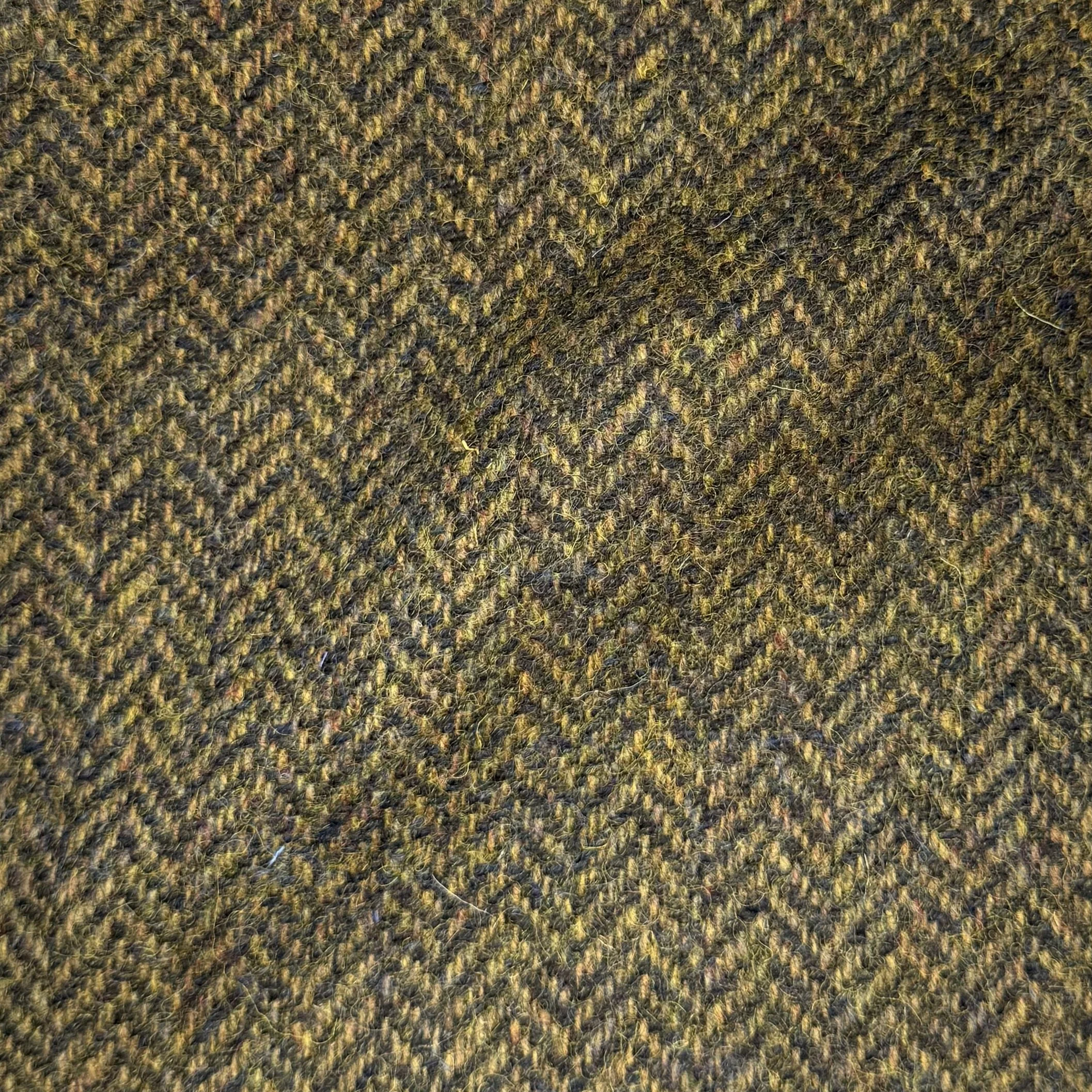 Olive Herringbone Tweed