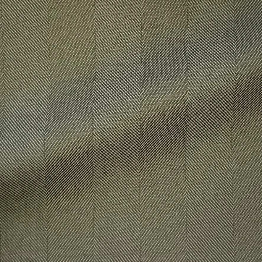 Olive Green Herringbone Stripe