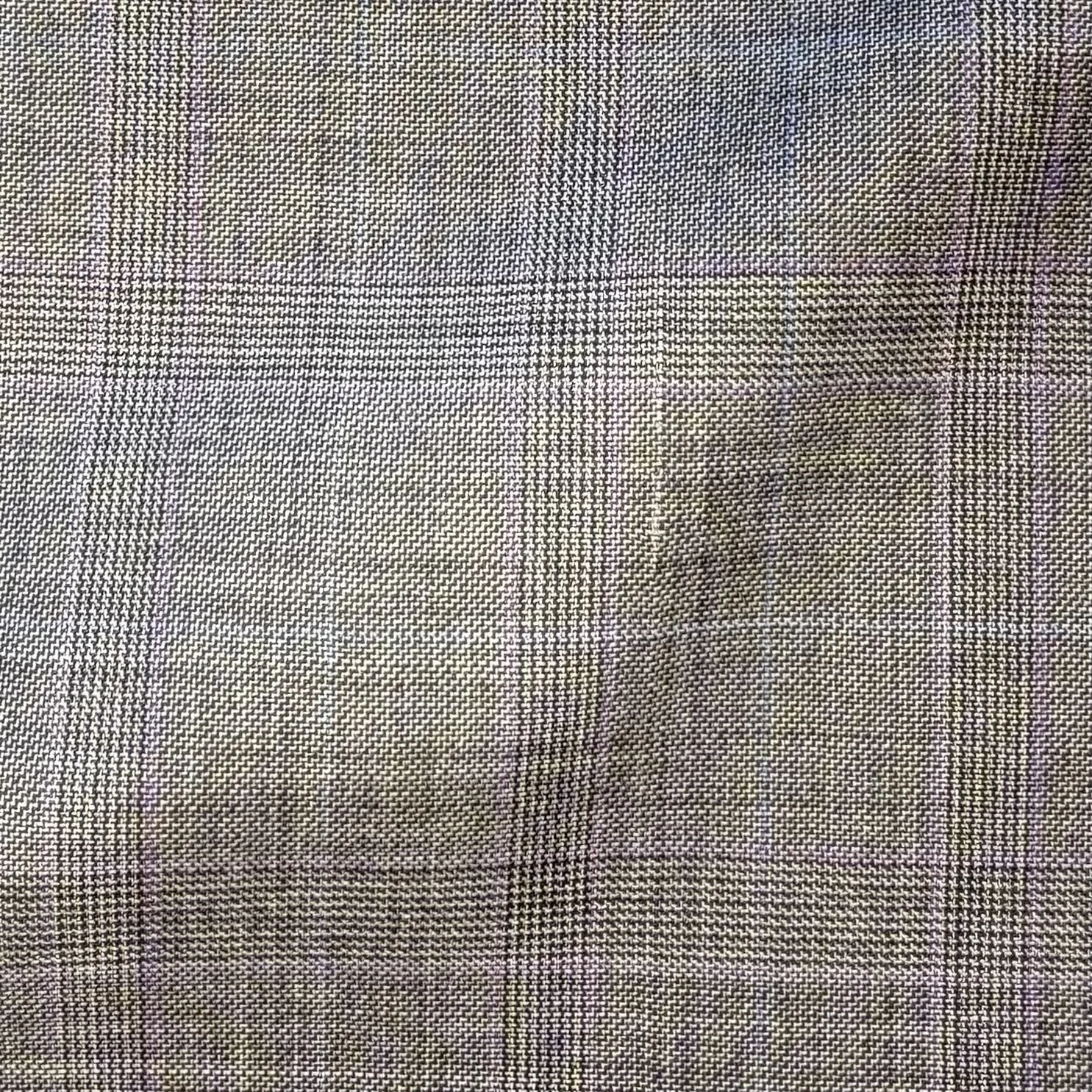 Silver & Pink Check w/ Blue Windowpane