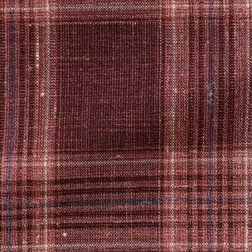 Red Check w/ Blue Windowpane