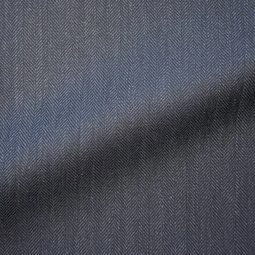 Navy Herringbone Stripe