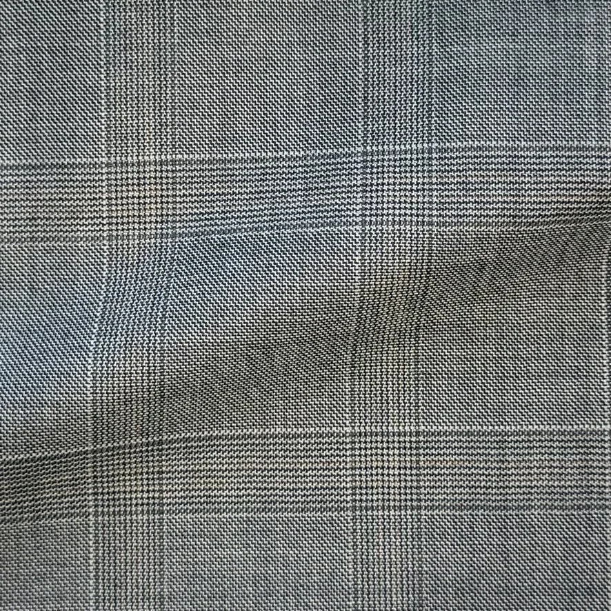 Gray Check w/ Peach Windowpane