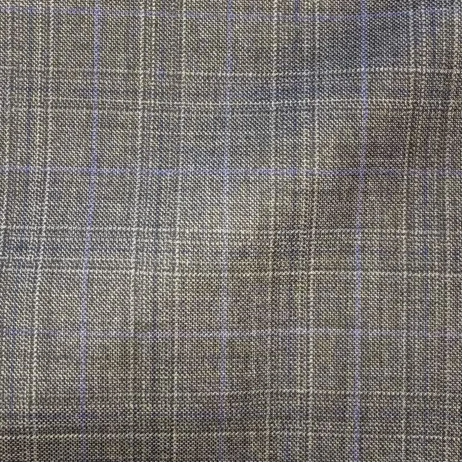 Gray w/ Blue Windowpane