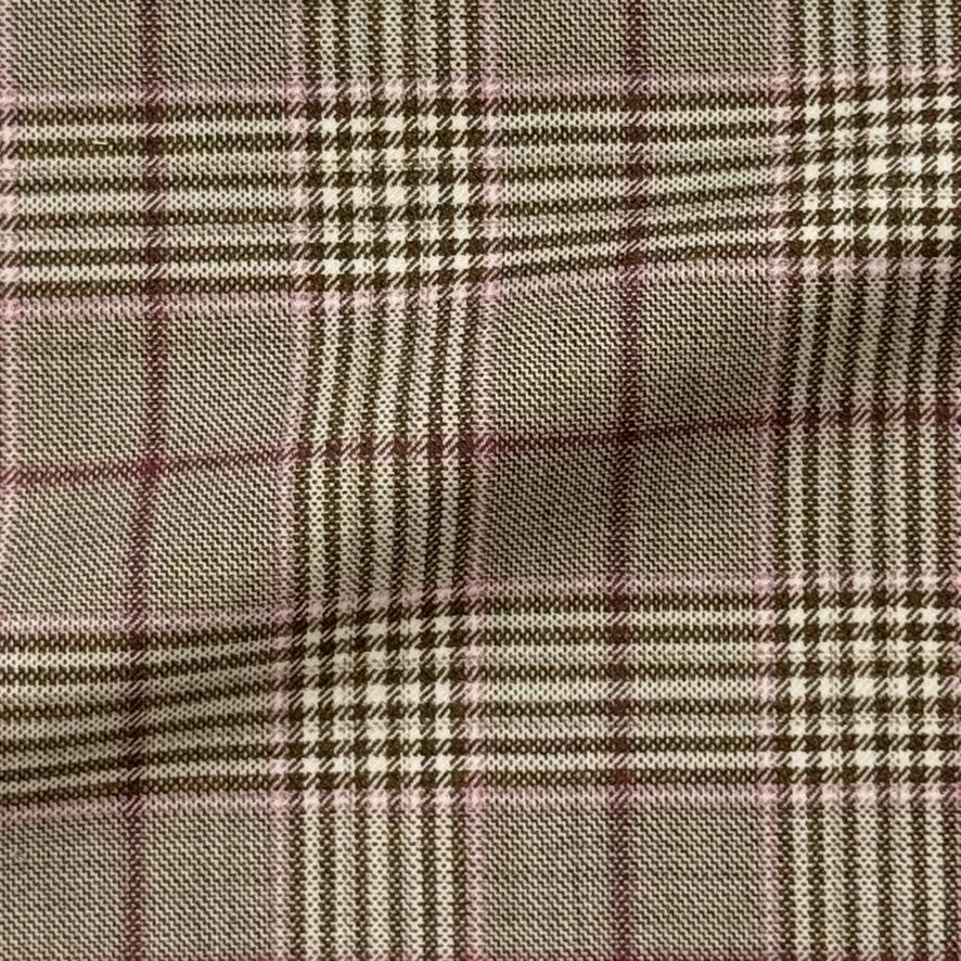 Brown & Pink Glen Check