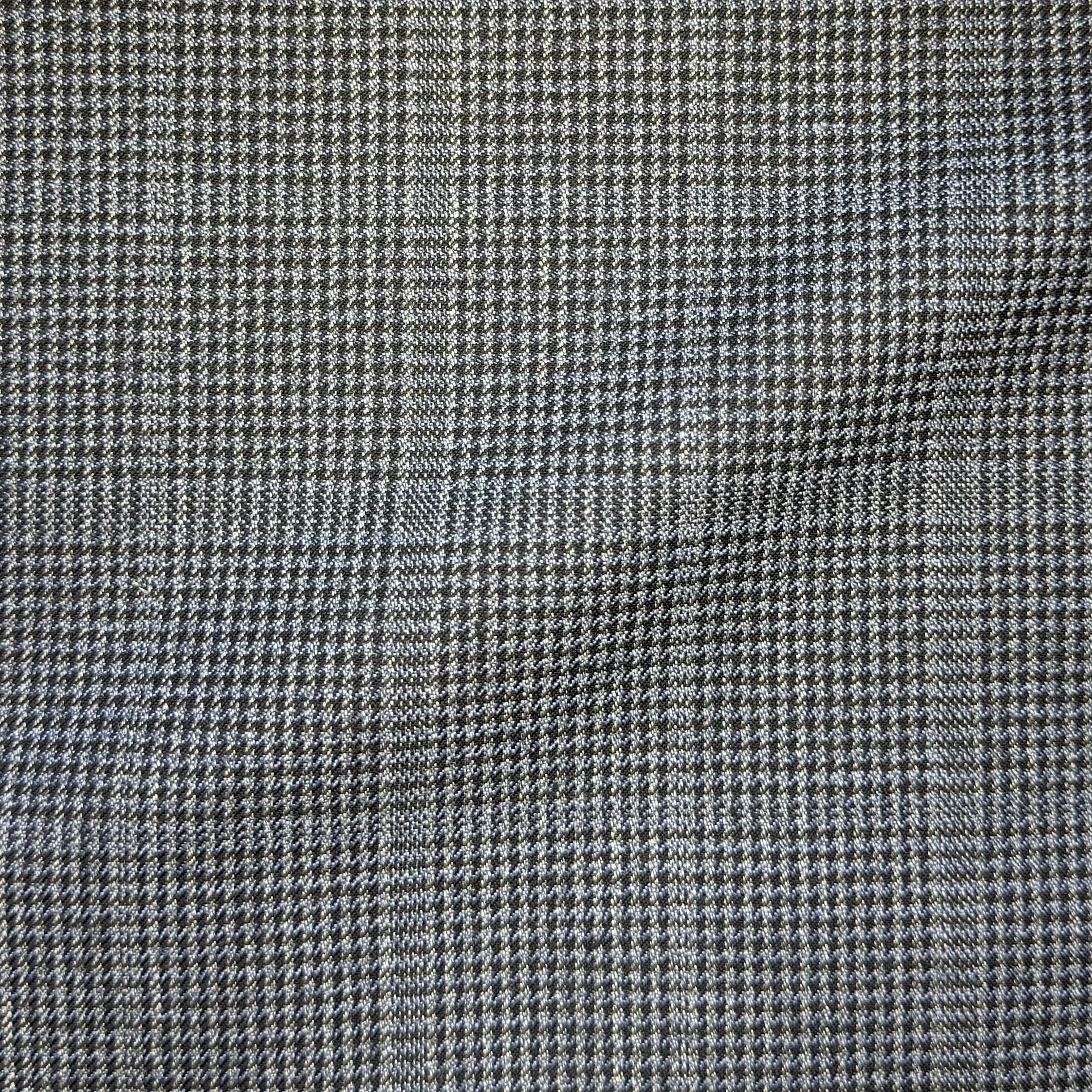 Gray Blue Puppytooth Check