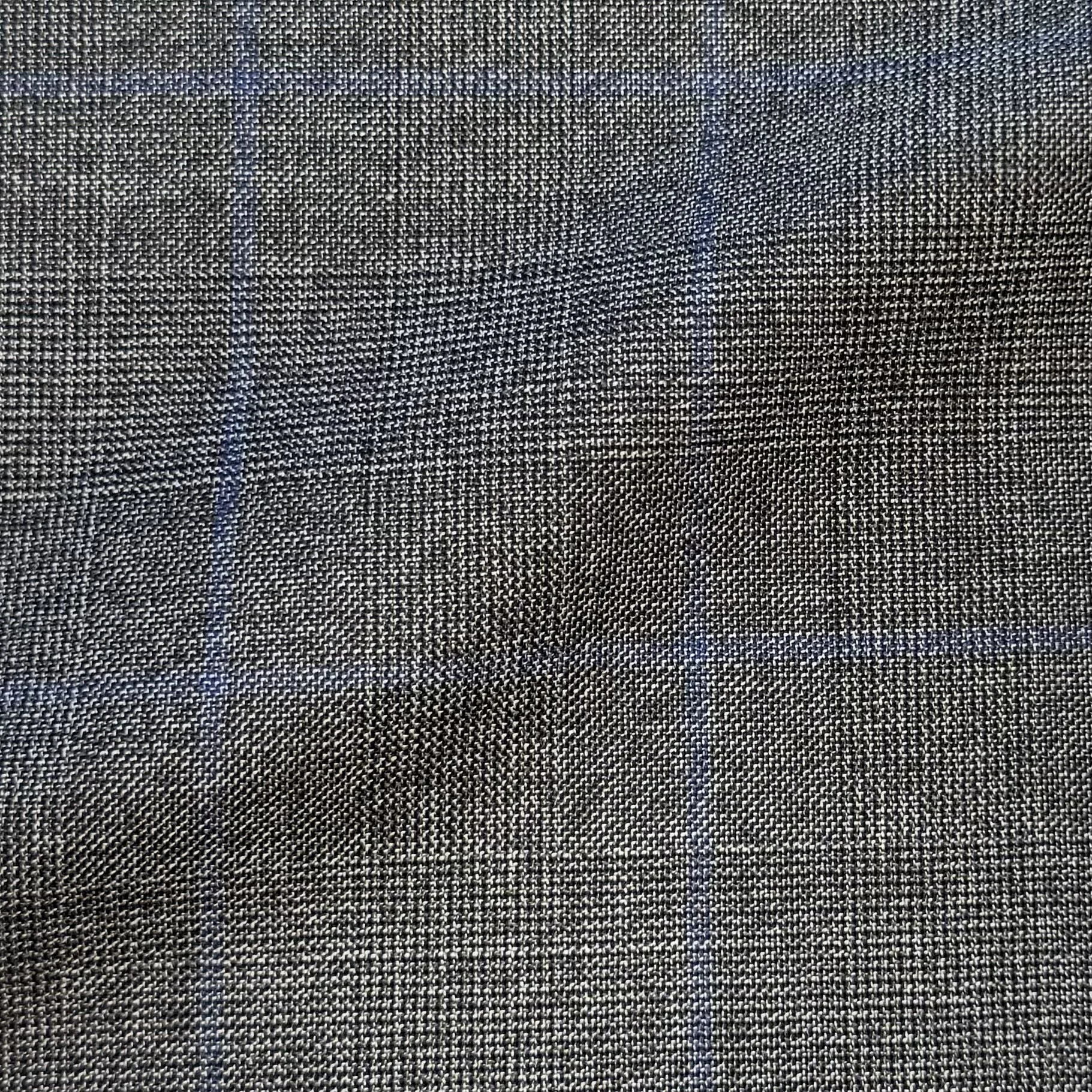 Gray w/ Blue Check