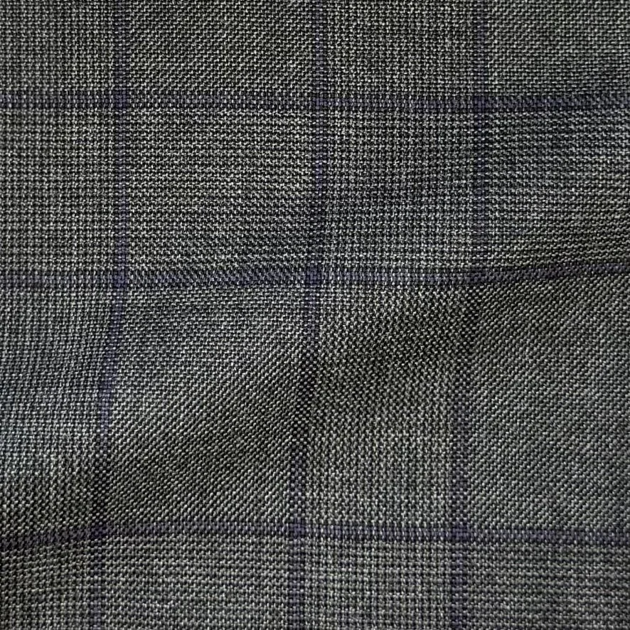 Gray & Purple Glen Check
