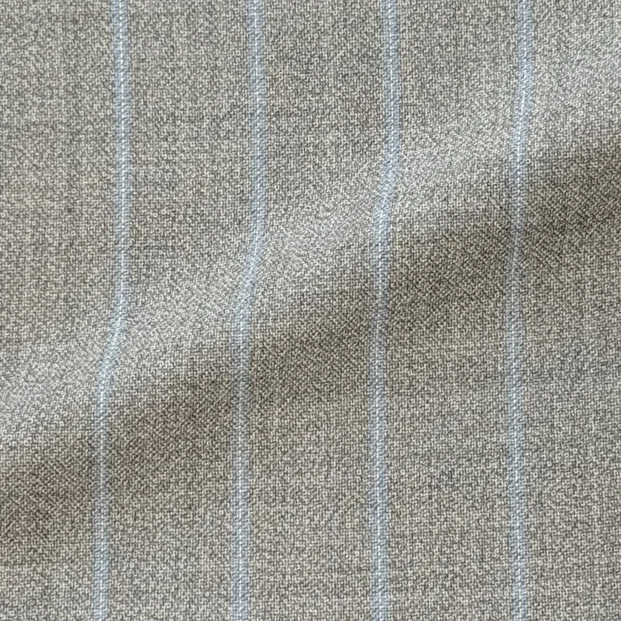 Gray w/ Blue Stripe