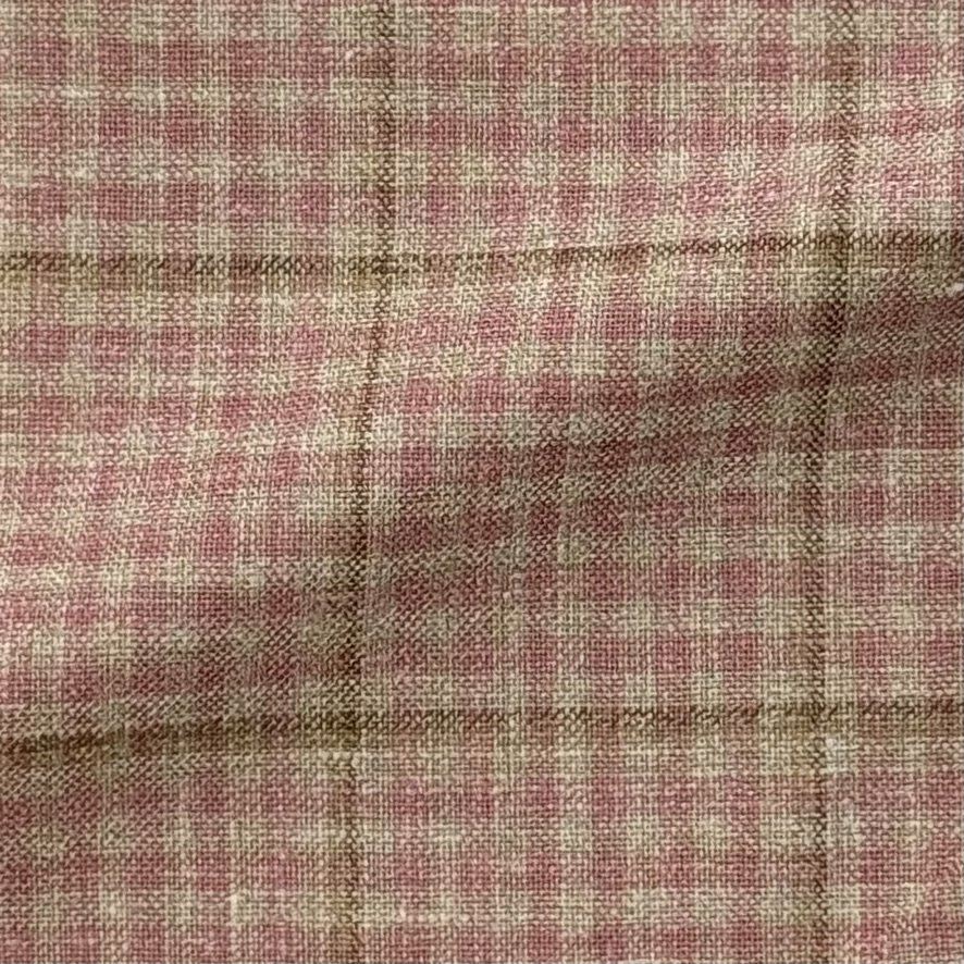 Pink Check w/ Brown Windowpane