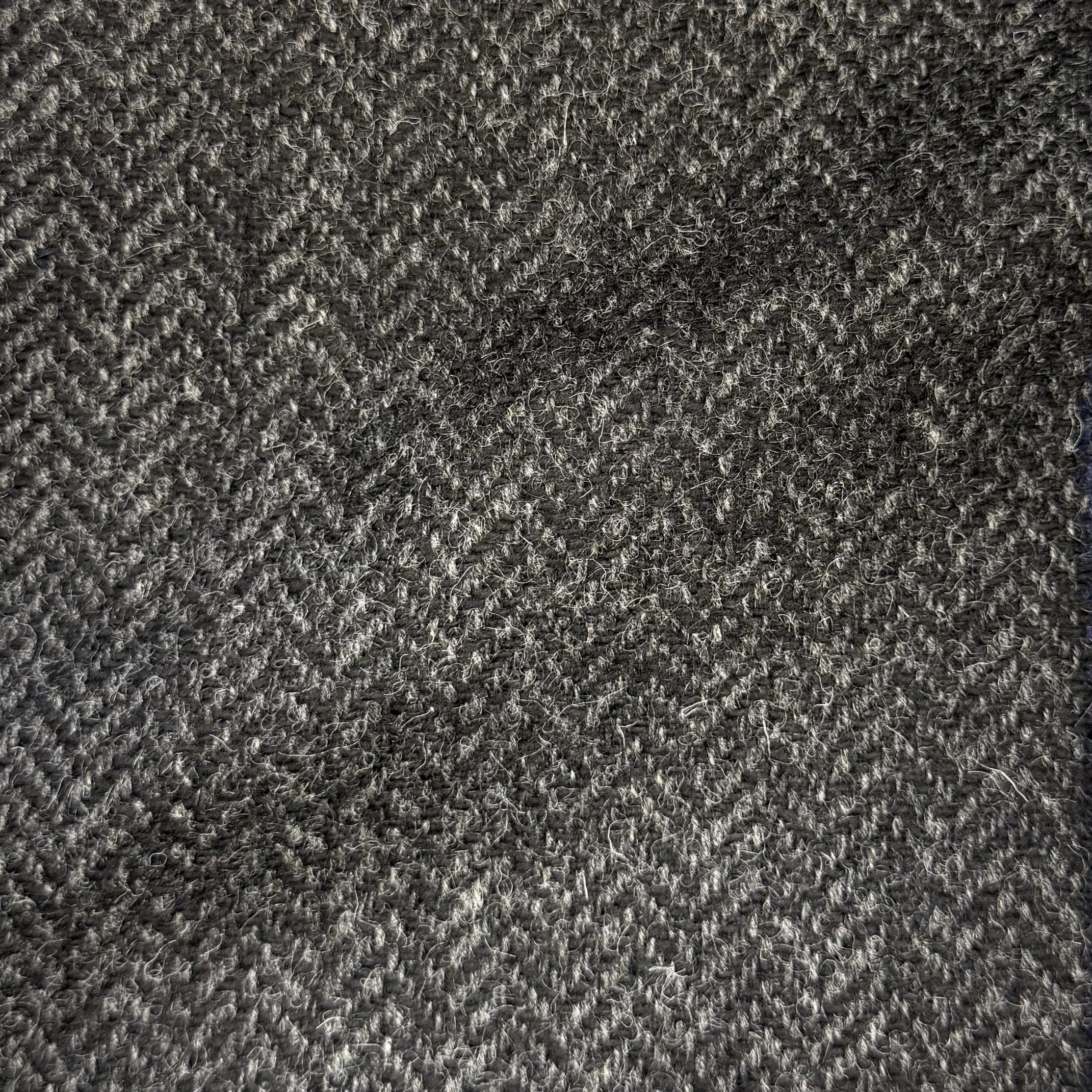 Charcoal Herringbone Tweed