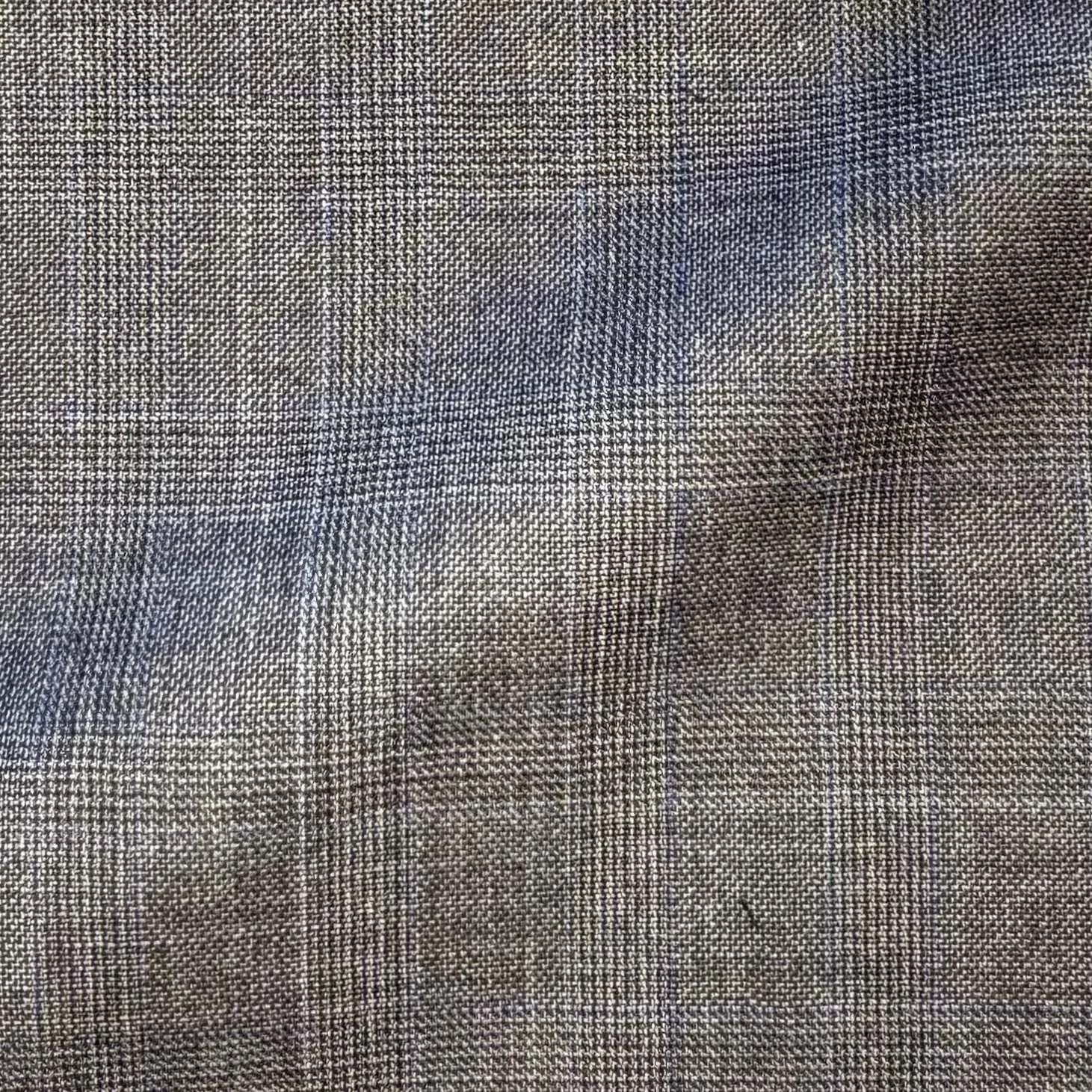 Gray & Blue Check