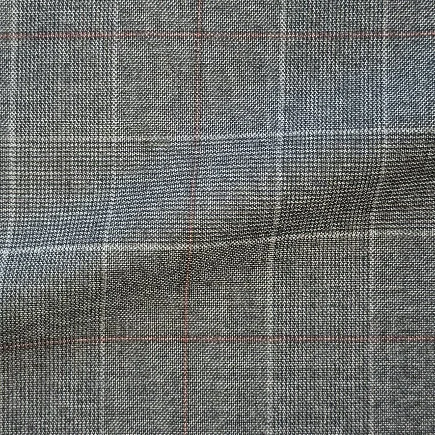 Gray Check w/ Red Windowpane