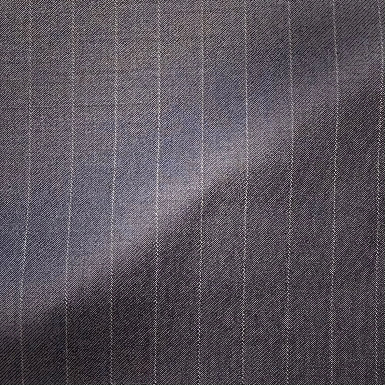Midnight Blue Complex Pinstripe