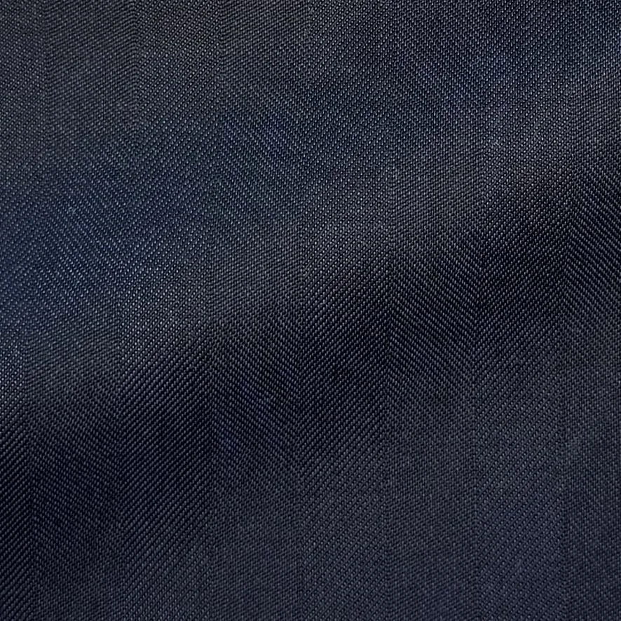 Navy Herringbone Stripe