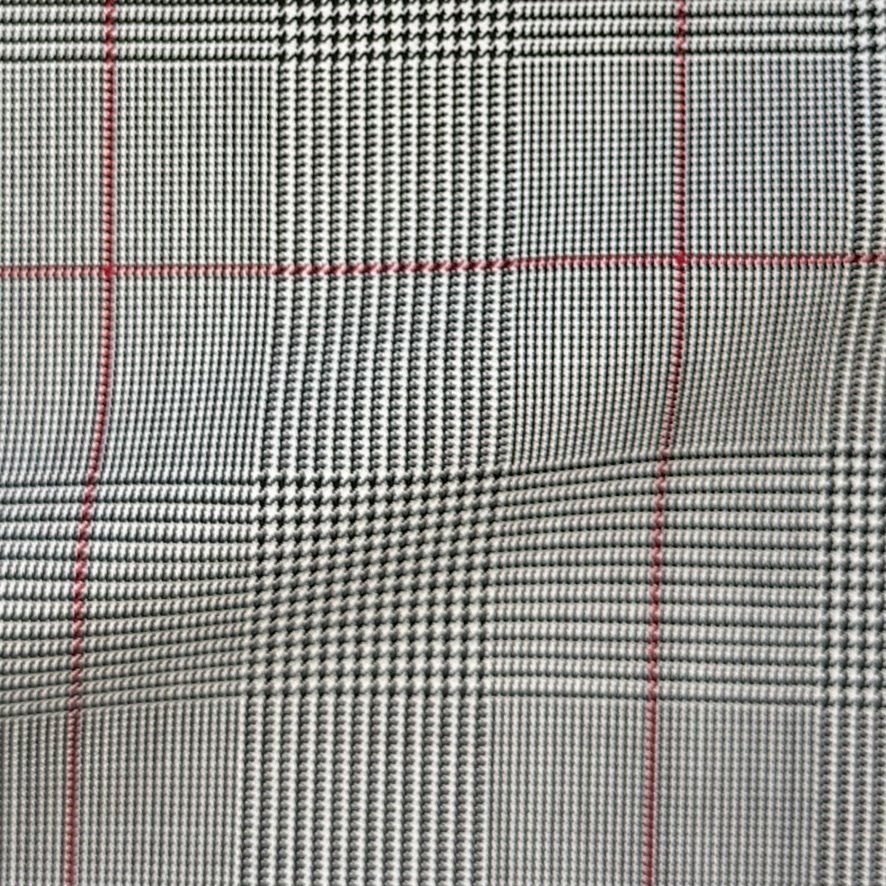 Silver Glen Check w/ Red Windowpane