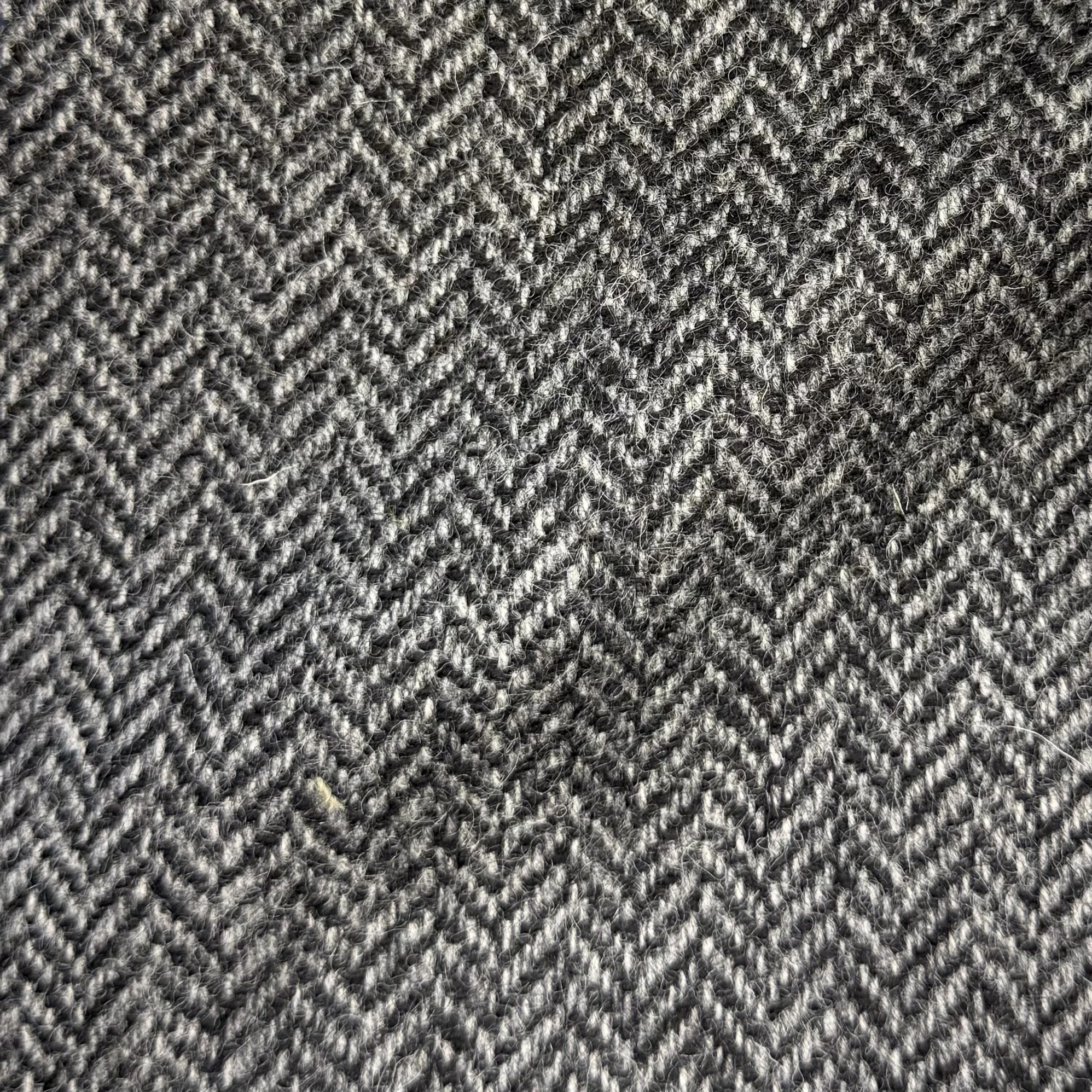 Gray Herringbone Tweed