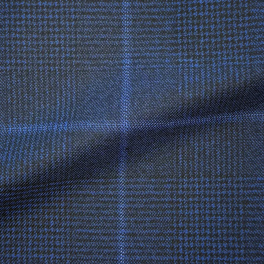 Dark Blue Glen Check