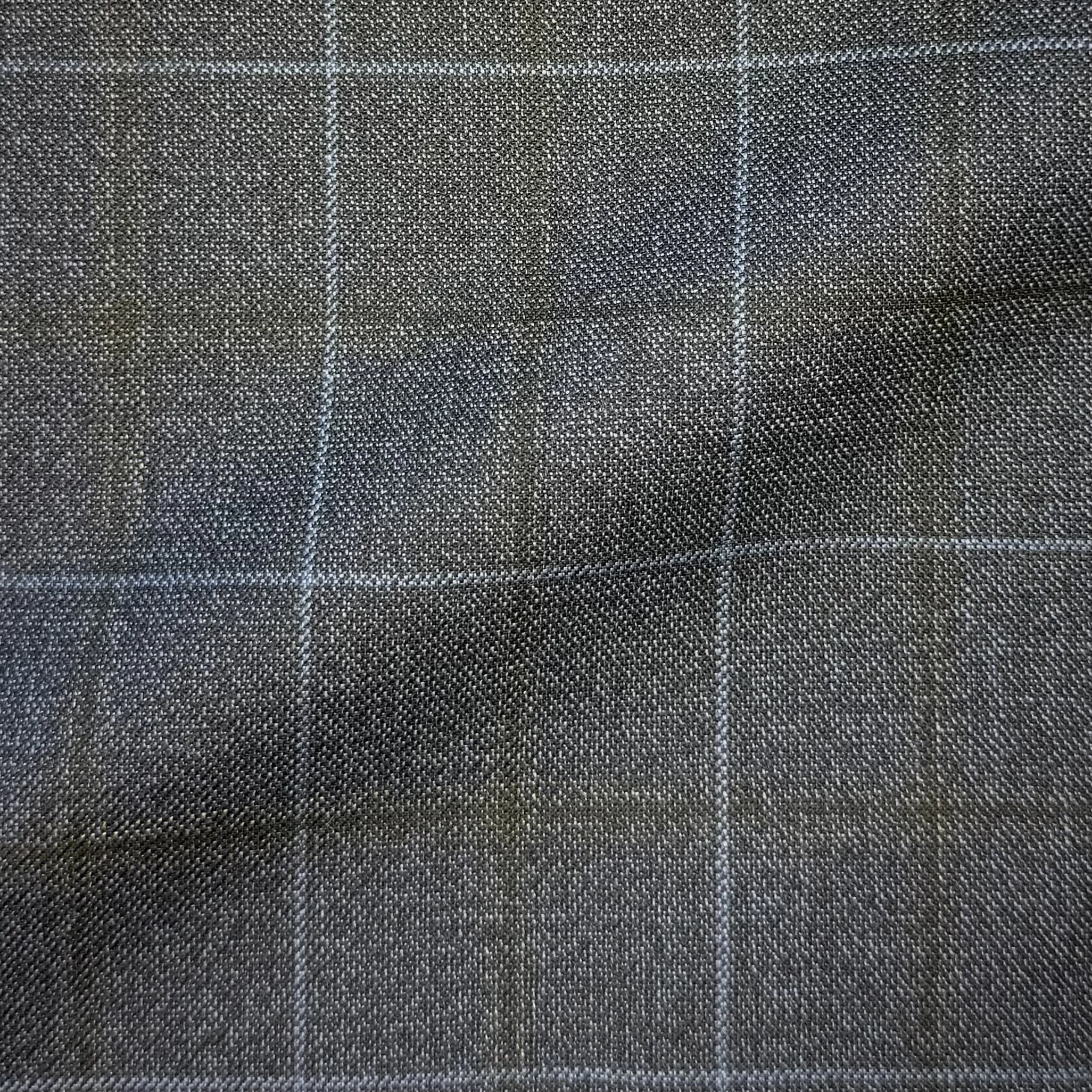 Midnight Blue & Black Check