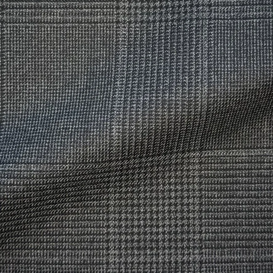 Charcoal Large Glen Check