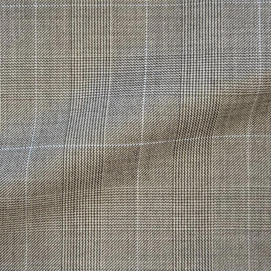 Taupe Glen Check w/ Blue Windowpane