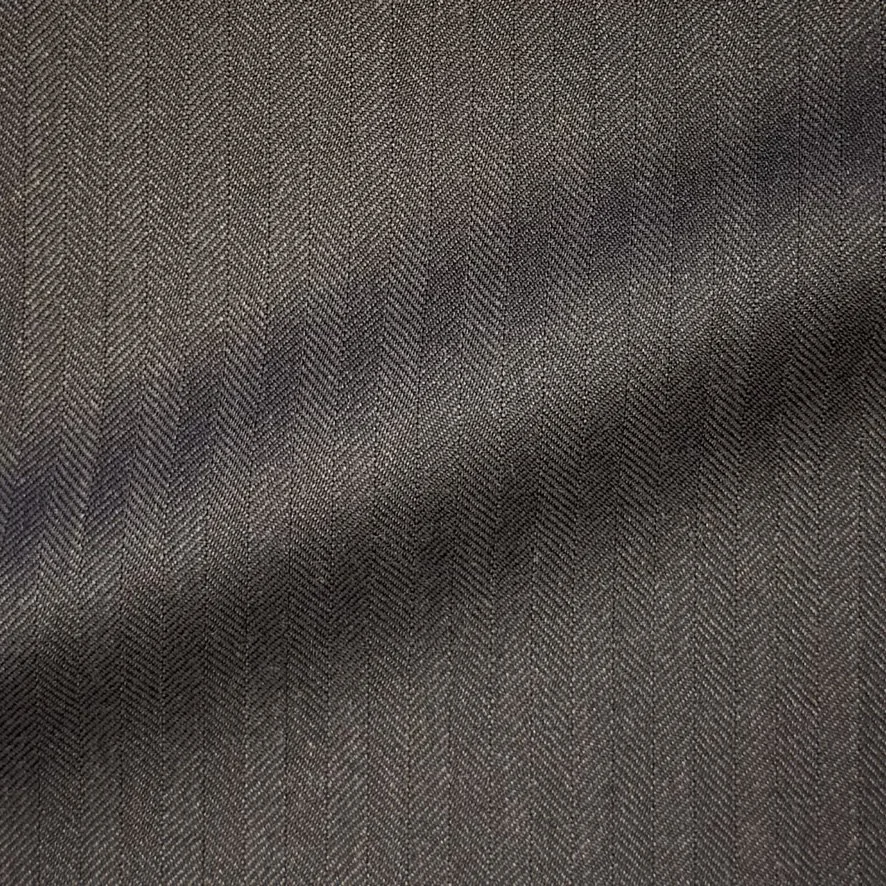 Chocolate Brown Herringbone