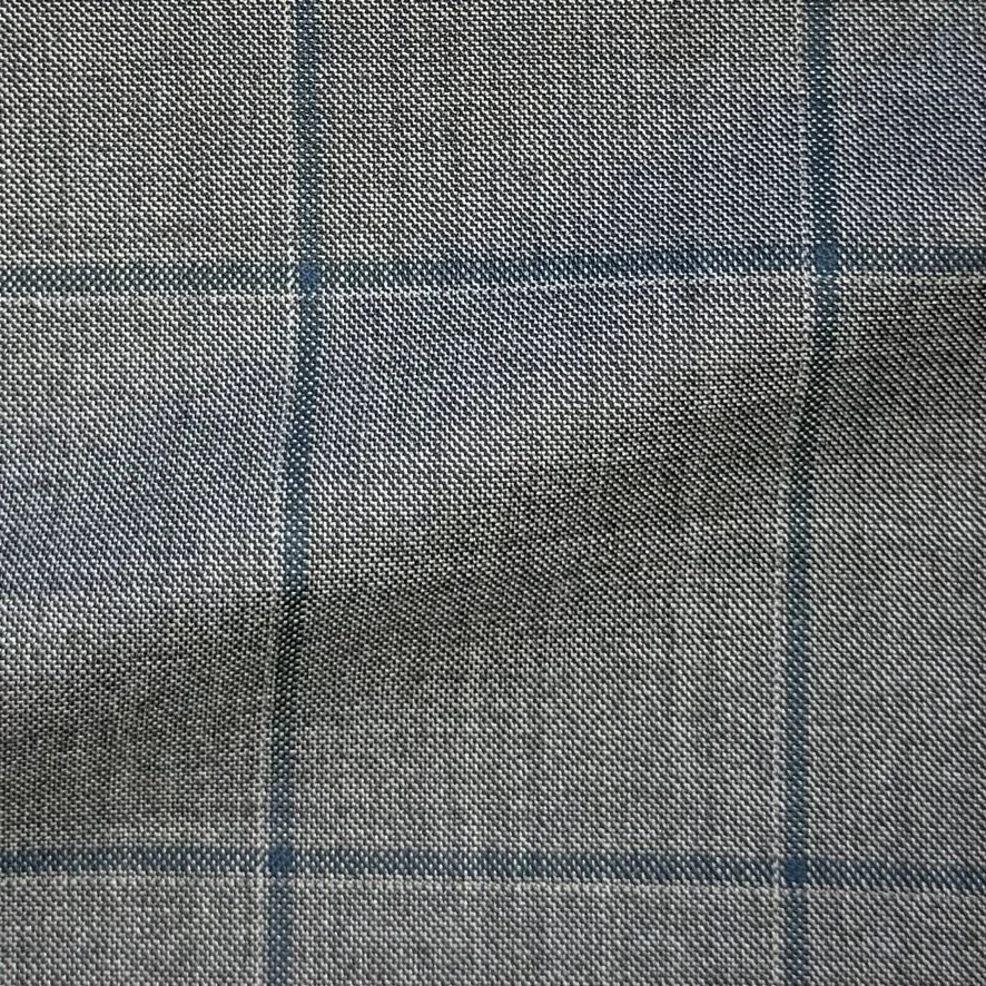 Gray w/ Blue Windowpane