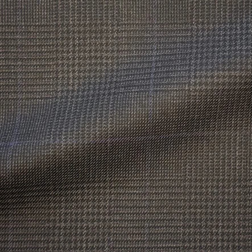 Brown Glen Check w/ Blue Windowpane