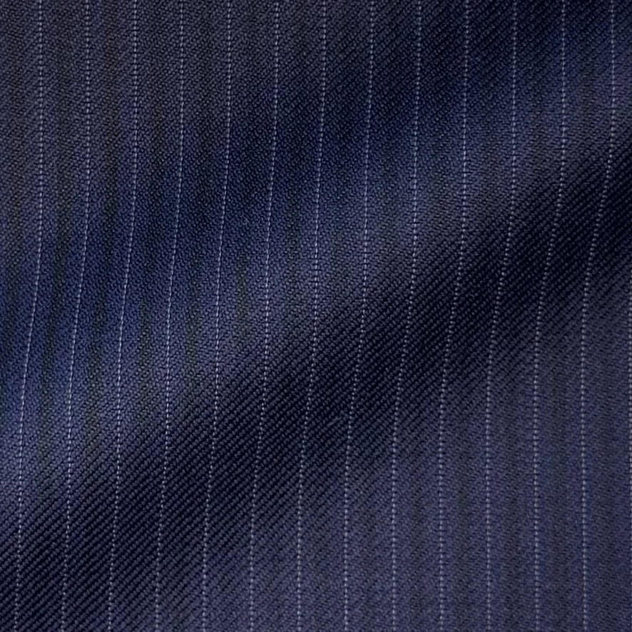 Navy Thin Pinstripe
