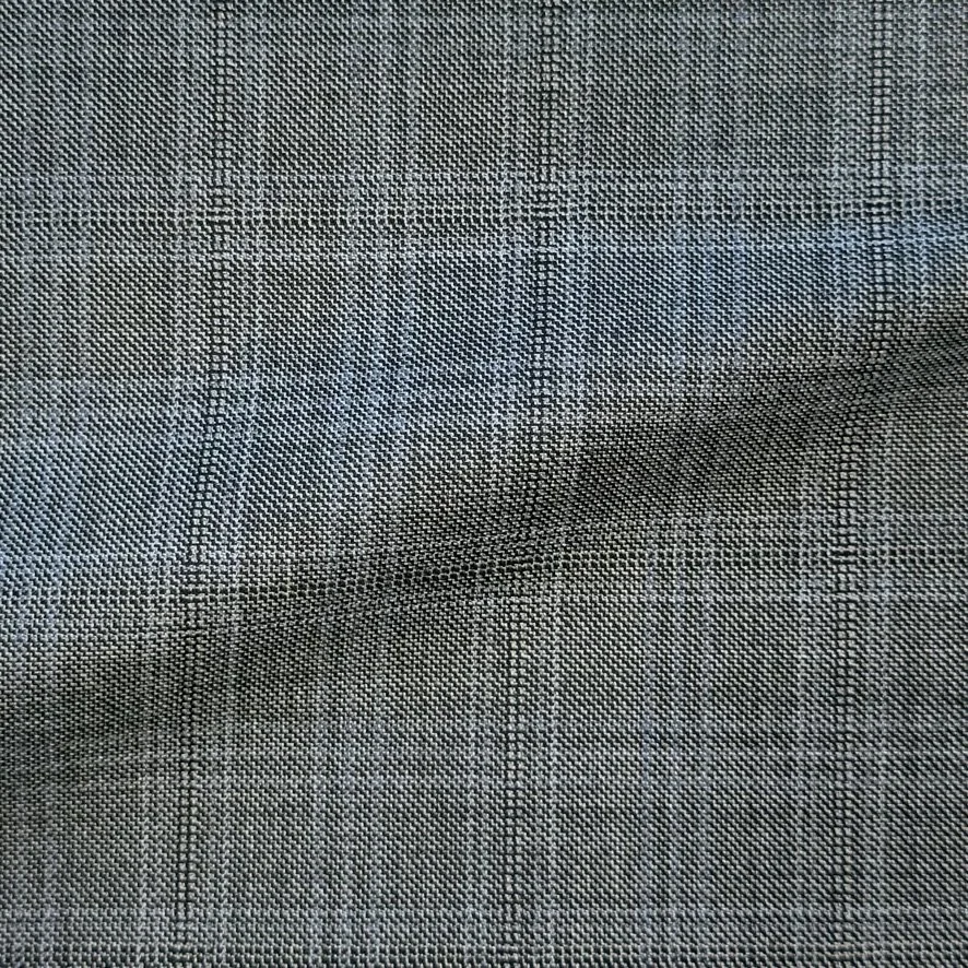 Gray w/ Blue Complex Check