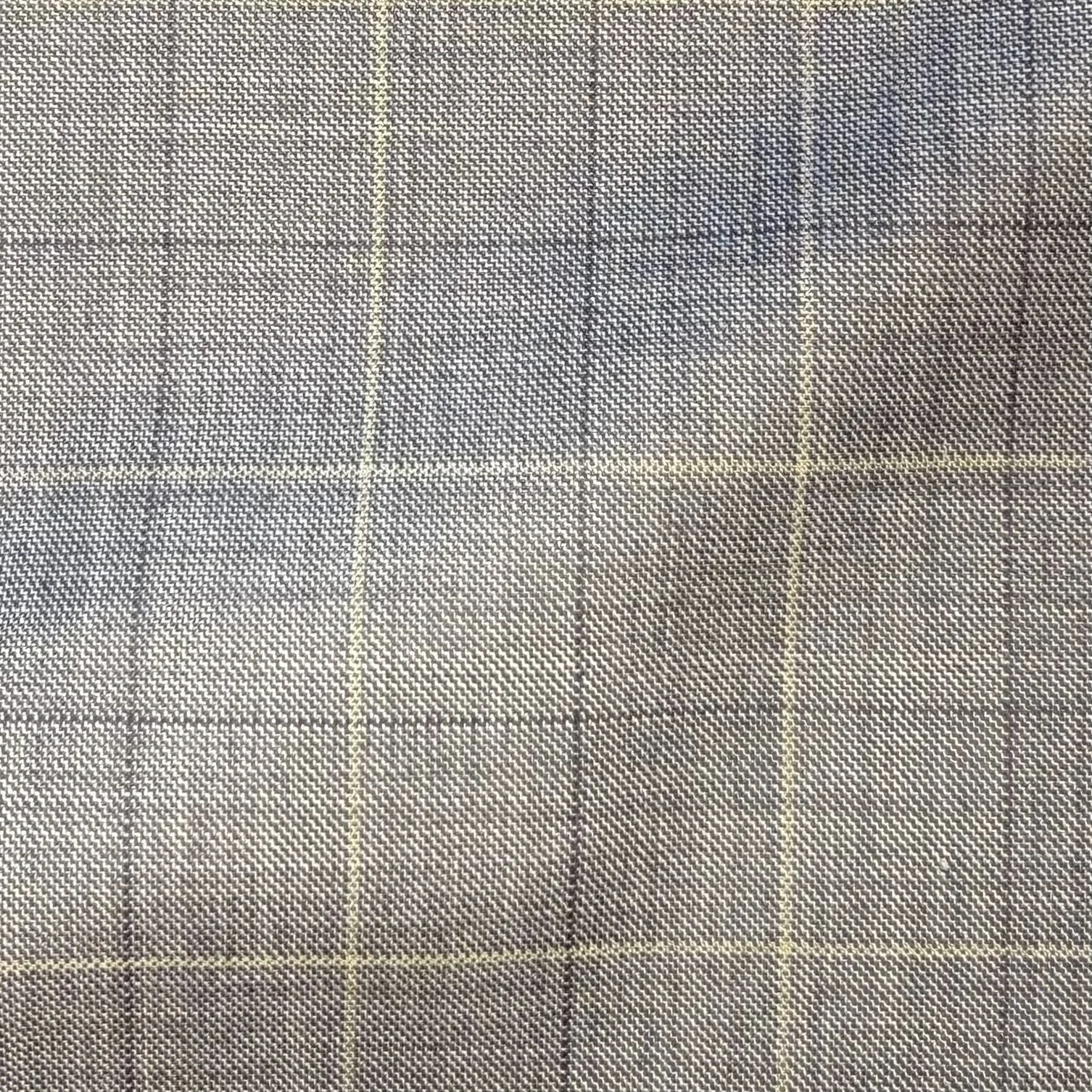 Steel Blue w/ Tan Windowpane