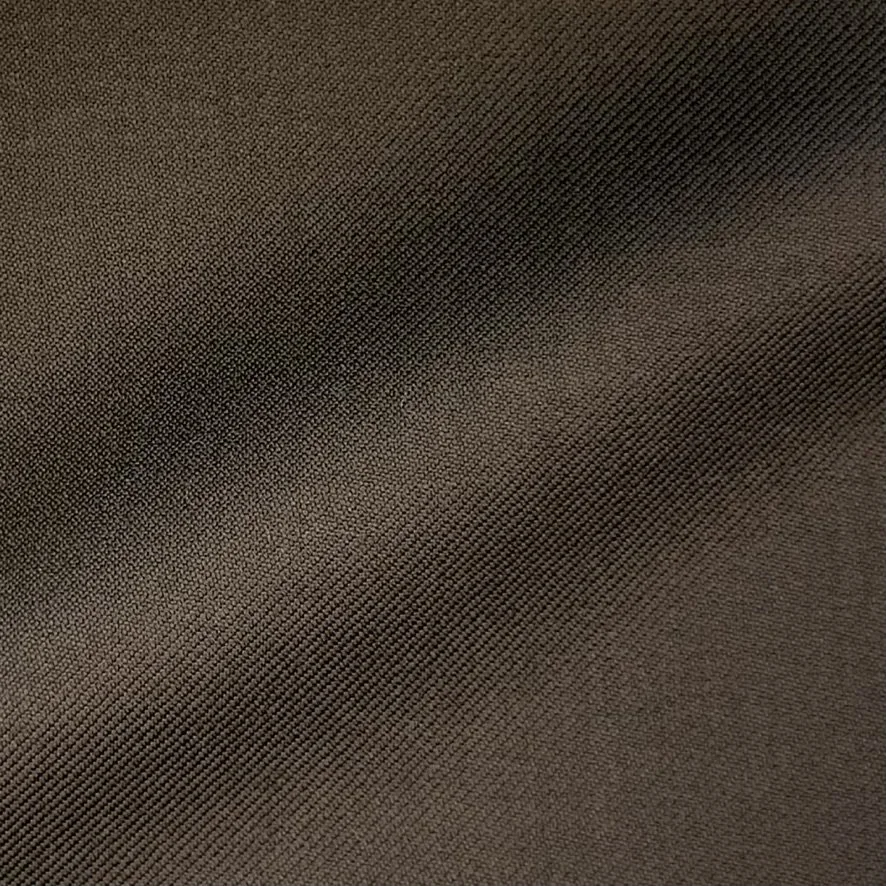 Chocolate Brown Solid Twill