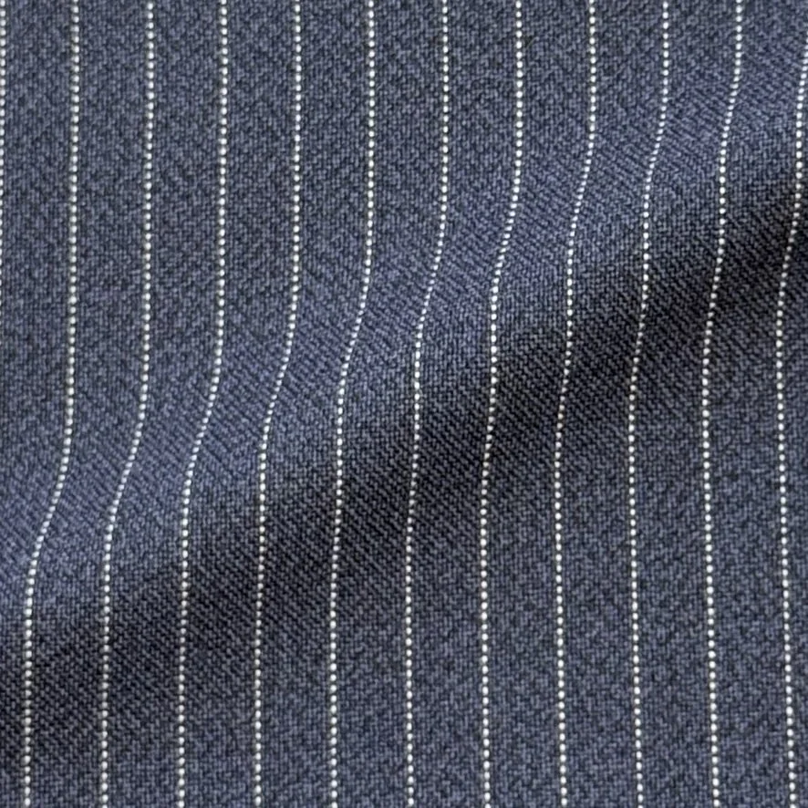 Navy Pinstripe