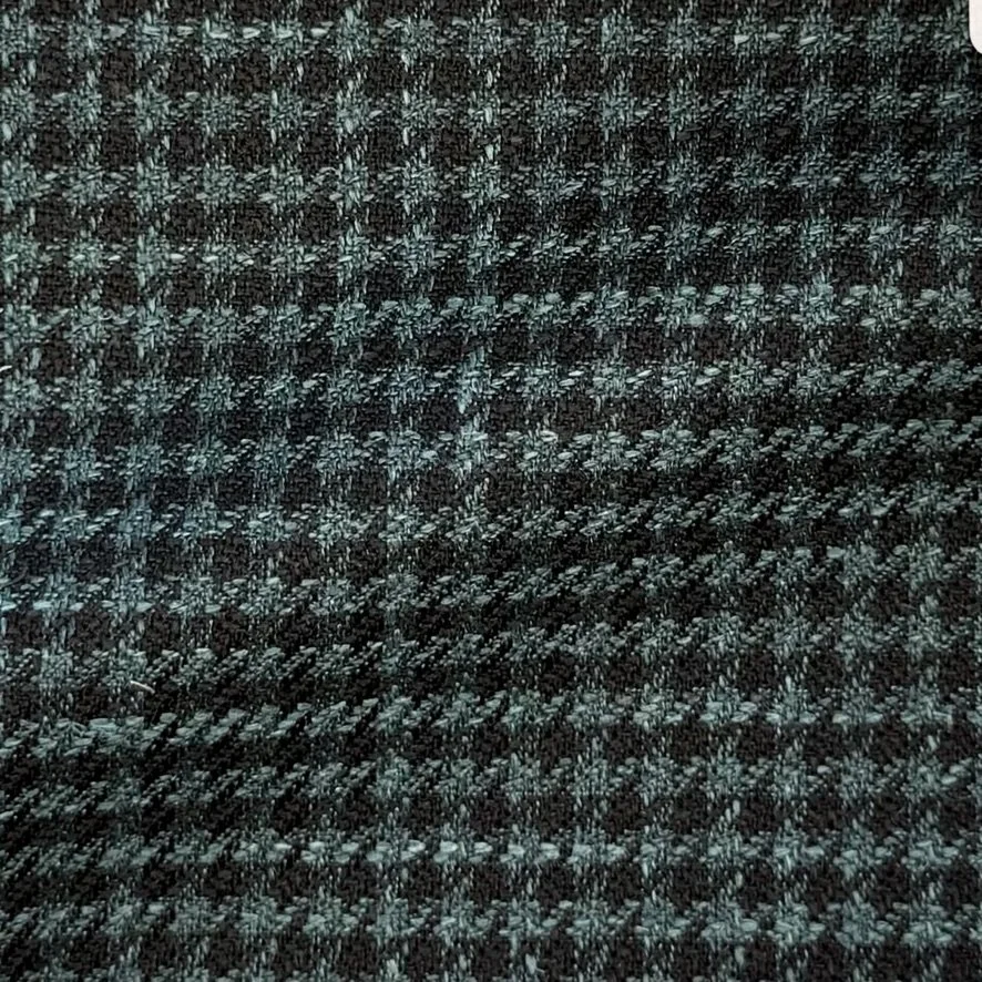 Teal Houndstooth