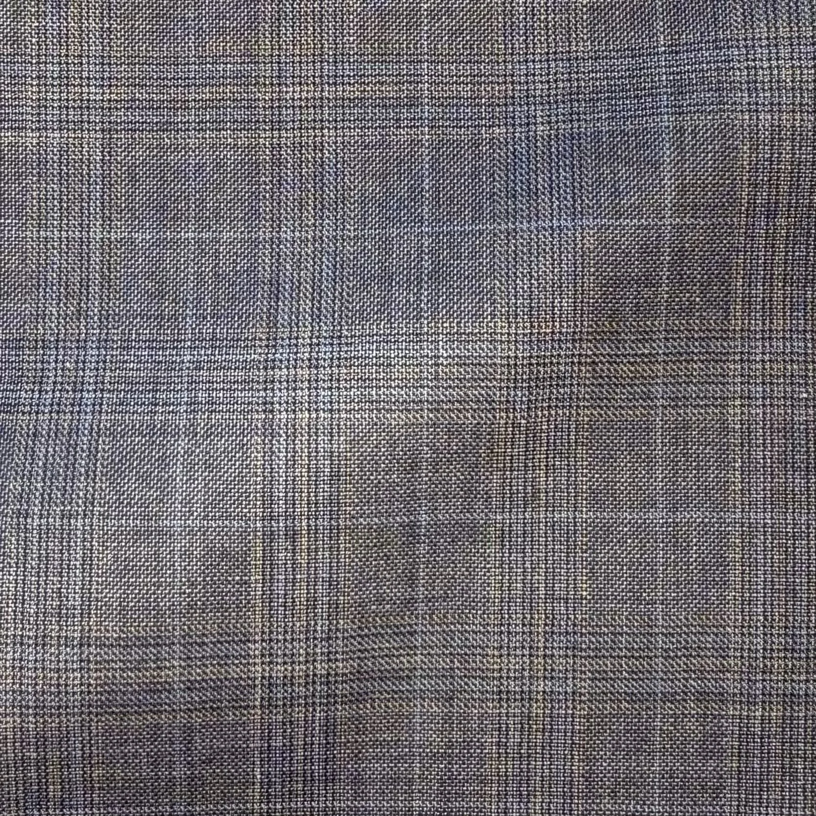 Blue w/ Peach & Blue Check