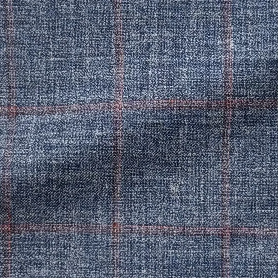 Blue Heather w/ Pink Windowpane