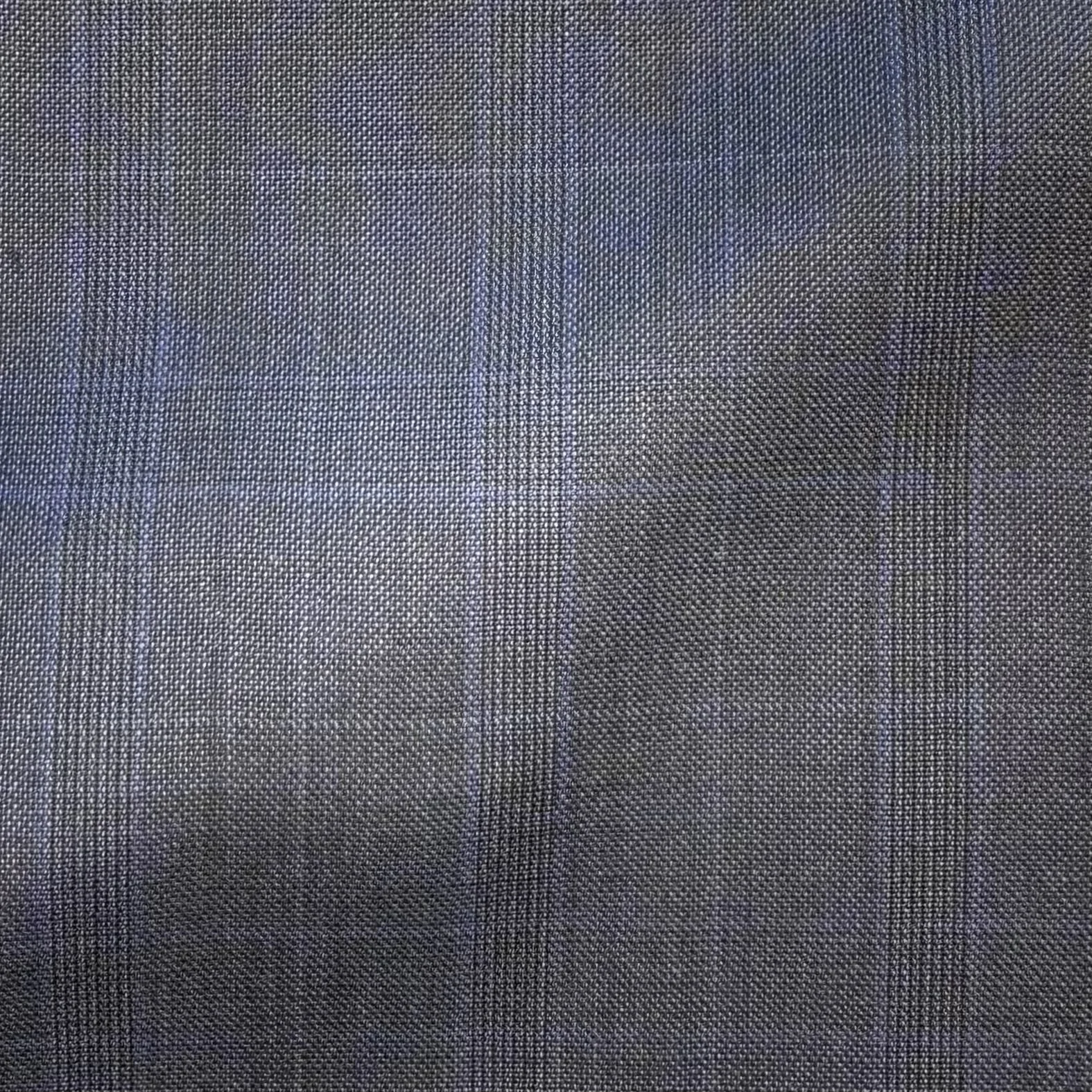 Navy & Black Check w/ Blue Windowpane