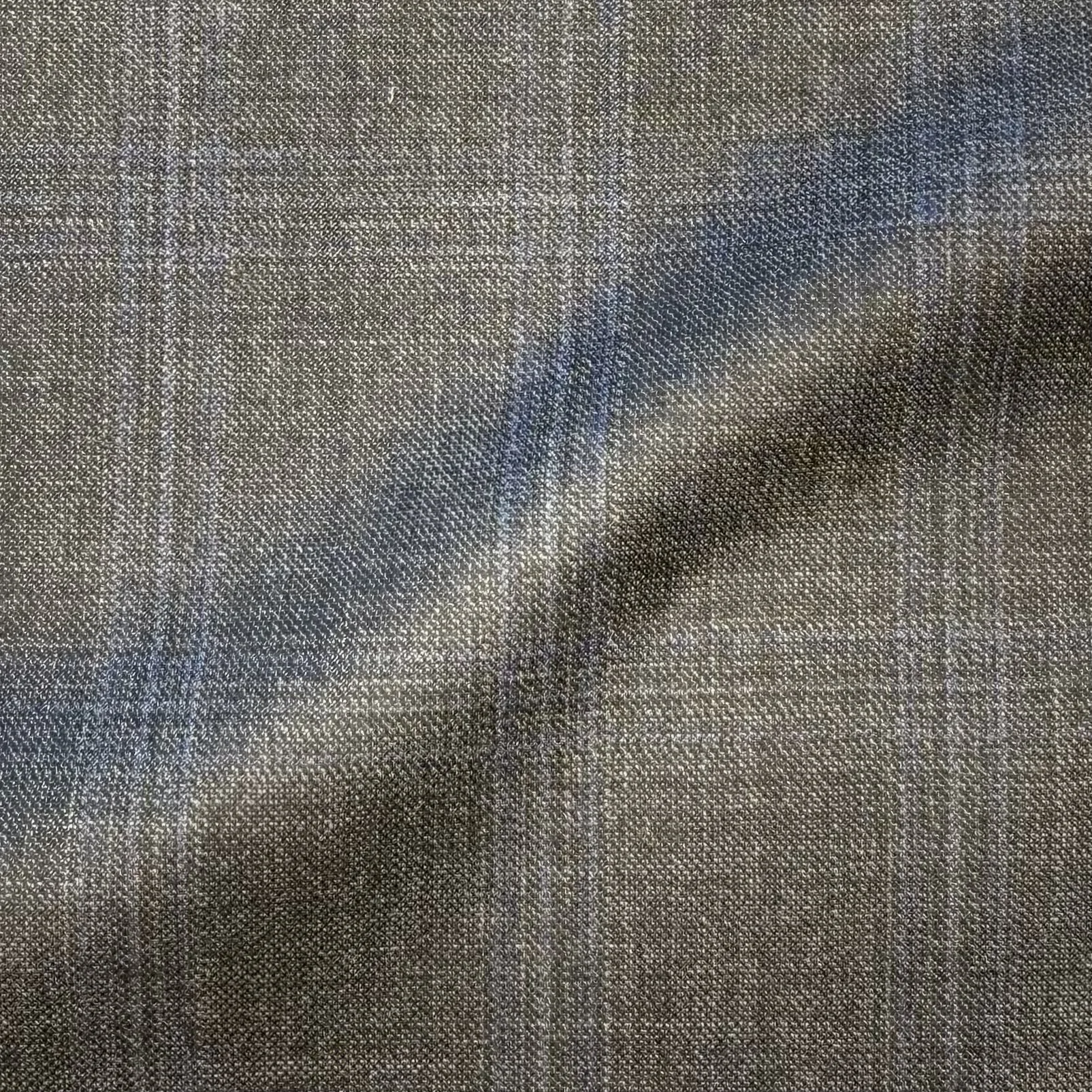 Charcoal & Blue Check