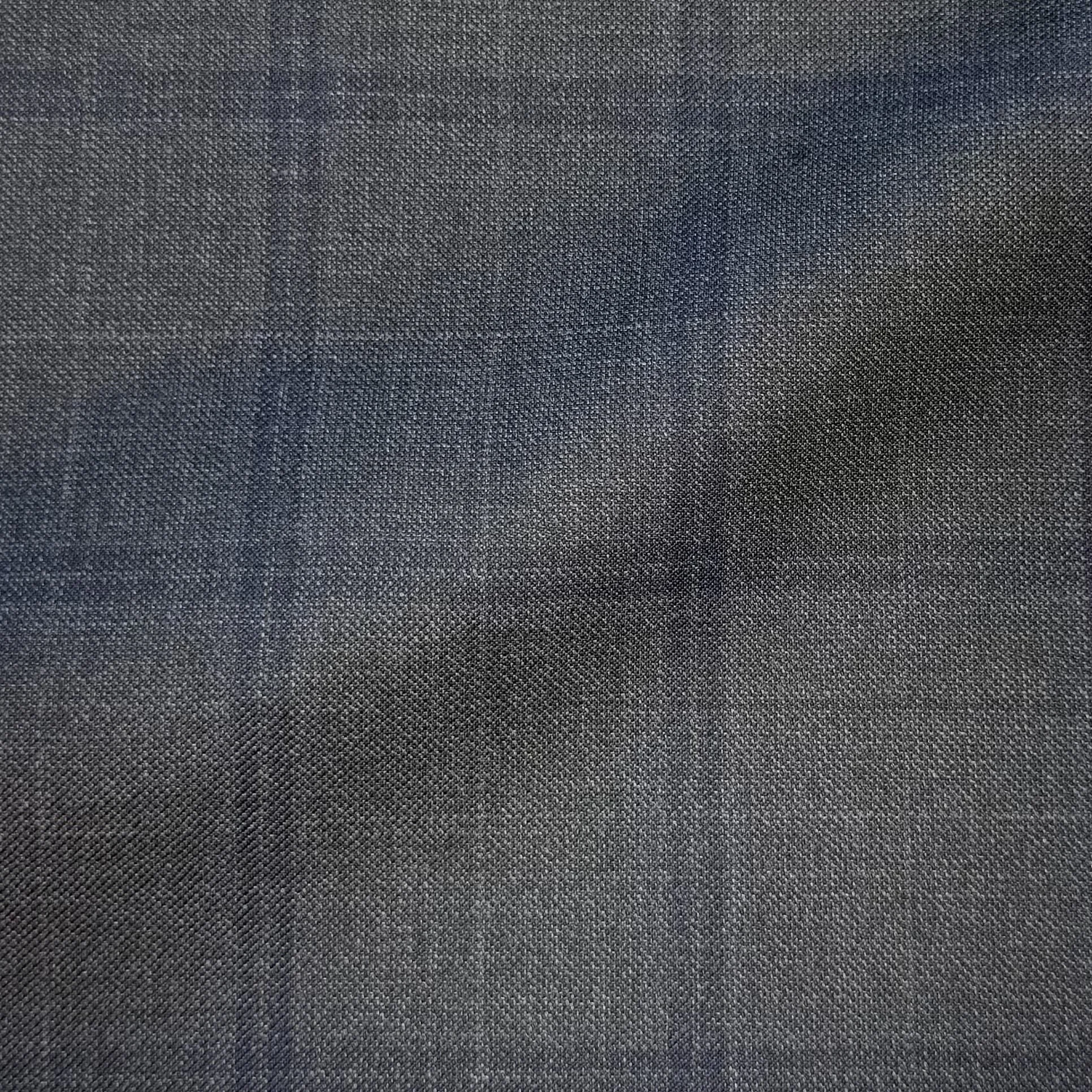 Charcoal w/ Blue Check