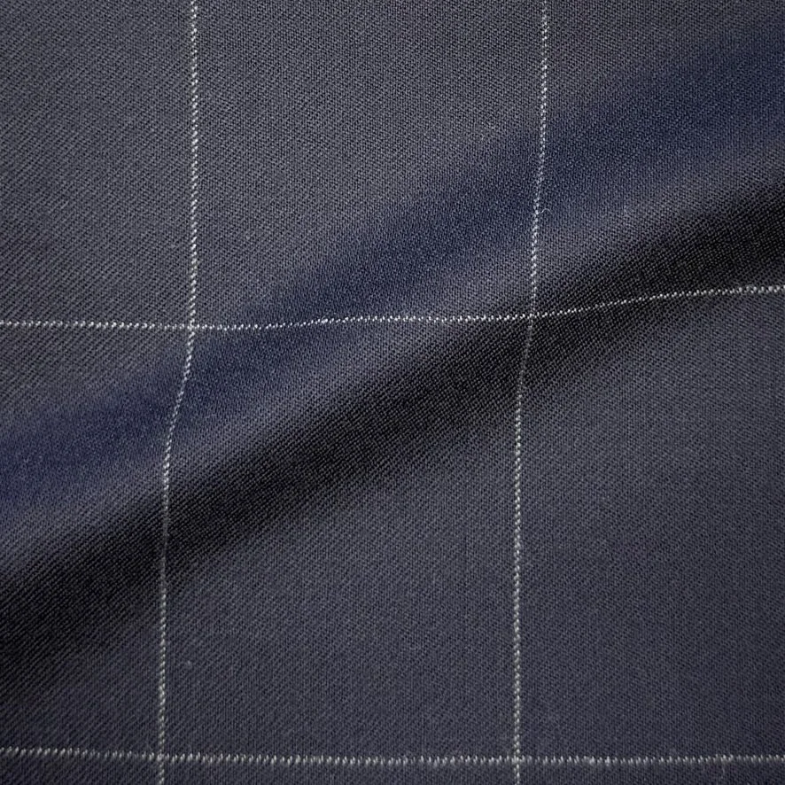 Midnight Blue w/ Gray Windowpane