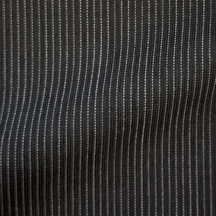 Black Micro-Spaced Pinstripe