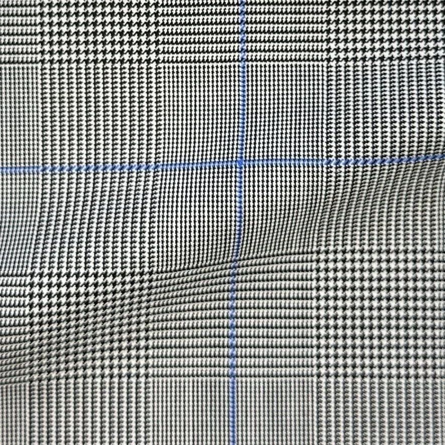 Silver Glen Check w/ Blue Windowpane