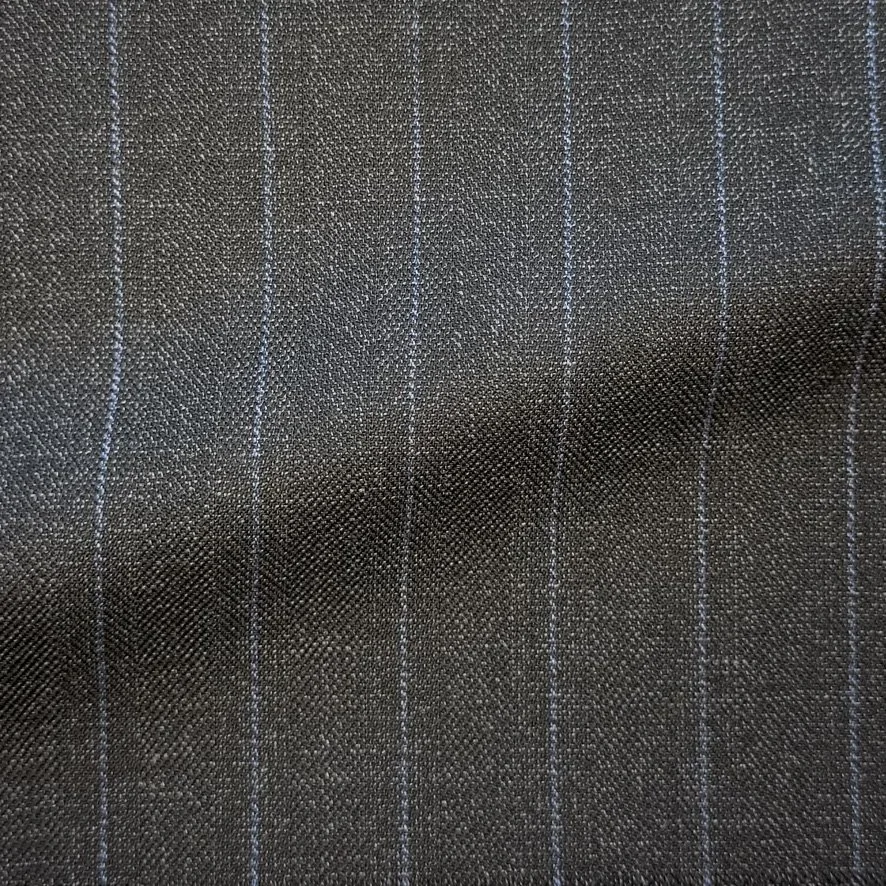 Charcoal w/ Light Blue Pinstripe
