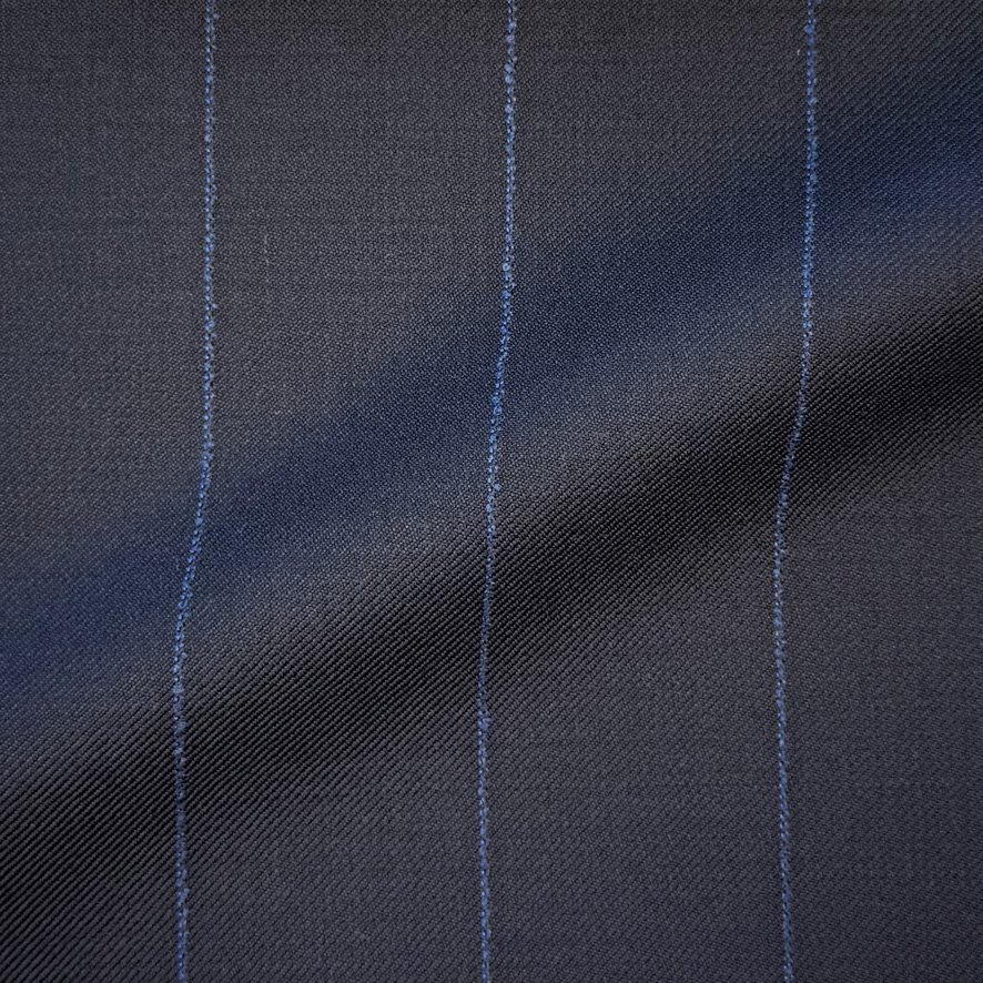 Navy w/ Blue Chalk Stripe