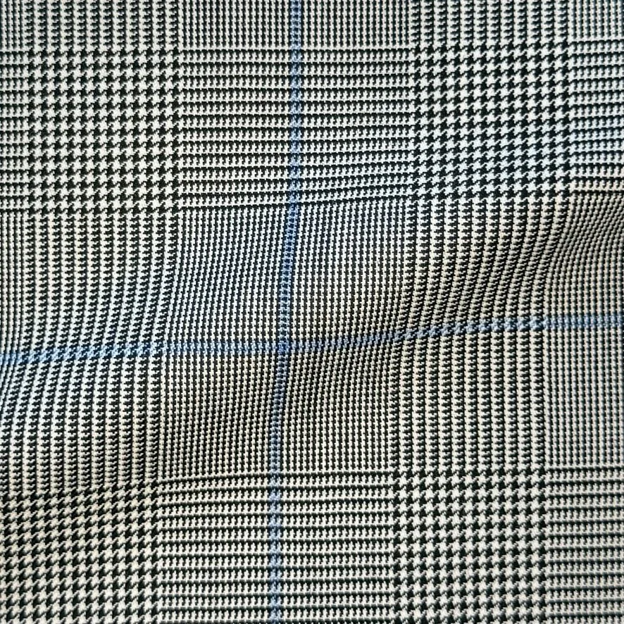 Silver Glen Check w/ Blue Windowpane