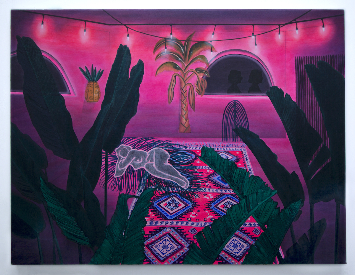The Hut, Oil and Acrylic on Canvas, 32”x42”, 2017